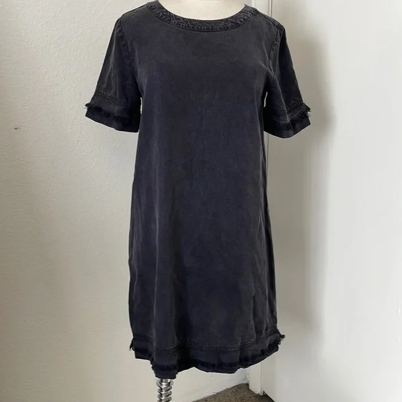 gap black denim dress Gap Women's Size 10 Black Denim Dress